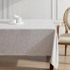 imageLaura Ashley Harper Luxuriously Smooth Fabric Tablecloth for Formal or Casual Dining Holiday Banquet Wedding or Party 60quot x 102quot IvoryTaupe