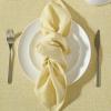 imageLaura Ashley Harper Luxuriously Smooth Fabric Tablecloth for Formal or Casual Dining Holiday Banquet Wedding or Party 60quot x 102quot IvoryYellow