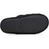 imageLaura Ashley Ladies All Over Plush WMemory Foam SlippersBlack