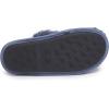 imageLaura Ashley Ladies All Over Plush WMemory Foam SlippersClassic Blue