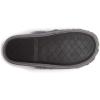 imageLaura Ashley Ladies All Over Plush WMemory Foam SlippersDark Grey