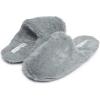 imageLaura Ashley Ladies All Over Plush WMemory Foam SlippersGreen