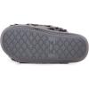 imageLaura Ashley Ladies All Over Plush WMemory Foam SlippersGrey Print