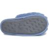 imageLaura Ashley Womens Soft Plush Memory Foam Scuff Slippers Warm Fuzzy Fluffy Bedroom Slipper Ladies Faux Fur Slip On House ShoesBlue