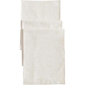 imageLaura Ashley Dothan Luxury Linen Blend Tablecloth for Formal Dining Holiday Wedding or Party 60quot x 84quot Taupe90 x 16 Rectangular Runner