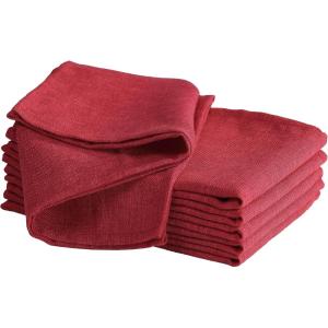 imageLaura Ashley Harper Luxuriously Smooth Fabric Tablecloth for Formal or Casual Dining Holiday Banquet Wedding or Party 60quot x 102quot IvoryRed