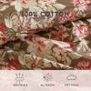 imageLaura Ashley  FullQueen Comforter Set Soft Cotton Bedding with Matching Shams Floral Home Decor OekoTex Certified Bloomsbury Brown FullQueenBloomsbury Brown