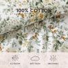 imageLaura Ashley  FullQueen Comforter Set Soft Cotton Bedding with Matching Shams Floral Home Decor OekoTex Certified Bloomsbury Brown FullQueenCountry Meadow Gold