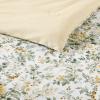 imageLaura Ashley  FullQueen Comforter Set Soft Cotton Bedding with Matching Shams Floral Home Decor OekoTex Certified Bloomsbury Brown FullQueenCountry Meadow Gold