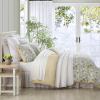imageLaura Ashley  FullQueen Comforter Set Soft Cotton Bedding with Matching Shams Floral Home Decor OekoTex Certified Bloomsbury Brown FullQueenCountry Meadow Gold