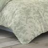 imageLaura Ashley  Queen Comforter Set Reversible Cotton Bedding Includes Matching Shams with Bonus Euro Shams ampamp Throw Pillows Amberley BlackWhite QueenGreen