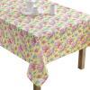 imageLaura Ashley Decorative Tablecloth Wrinkle and Stain Resistant Spillproof Water Repellent Easy Care Washable Polyester Fabric for Dining Kitchen Holiday and Party 60quot x 84quot Apple BlossomPeony