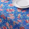 imageLaura Ashley Decorative Tablecloth Wrinkle and Stain Resistant Spillproof Water Repellent Easy Care Washable Polyester Fabric for Dining Kitchen Holiday and Party 60quot x 84quot Apple BlossomAviva Floral