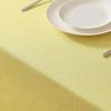 imageLaura Ashley Decorative Tablecloth Wrinkle and Stain Resistant Spillproof Water Repellent Easy Care Washable Polyester Fabric for Dining Kitchen Holiday and Party 60quot x 84quot Apple BlossomYellow