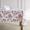 imageLaura Ashley Decorative Tablecloth Wrinkle and Stain Resistant Spillproof Water Repellent Easy Care Washable Polyester Fabric for Dining Kitchen Holiday and Party 60quot x 84quot Apple BlossomRadley