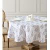imageLaura Ashley Decorative Tablecloth Wrinkle and Stain Resistant Spillproof Water Repellent Easy Care Washable Polyester Fabric for Dining Kitchen Holiday and Party 60quot x 84quot Apple BlossomTree Trellis