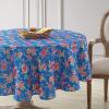 imageLaura Ashley Decorative Tablecloth Wrinkle and Stain Resistant Spillproof Water Repellent Easy Care Washable Polyester Fabric for Dining Kitchen Holiday and Party 60quot x 84quot Apple BlossomAviva Floral