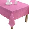 imageLaura Ashley Decorative Tablecloth Wrinkle and Stain Resistant Spillproof Water Repellent Easy Care Washable Polyester Fabric for Dining Kitchen Holiday and Party 60quot x 84quot Apple BlossomMagenta