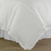 imageLaura Ashley Home  Queen Comforter Set Reversible Cotton Bedding with Matching Shams Stylish Home Decor for All Seasons Annabella White QueenWhite