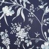 imageLaura Ashley Queen Comforter Set Cotton Reversible Bedding Set Includes Matching Shams with Bonus Euro Shams ampamp Throw Pillow Covers Branch Toile Blue QueenBranch Toile Blue