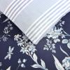 imageLaura Ashley Queen Comforter Set Cotton Reversible Bedding Set Includes Matching Shams with Bonus Euro Shams ampamp Throw Pillow Covers Branch Toile Blue QueenBranch Toile Blue