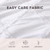 imageLaura Ashley Twin Comforter Set Reversible Bedding Set with Matching Shams Farmhouse Home Decor Dorm Room Essentials Norah Solid White TwinNorah Solid White