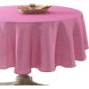 imageLaura Ashley Decorative Tablecloth Wrinkle and Stain Resistant Spillproof Water Repellent Easy Care Washable Polyester Fabric for Dining Kitchen Holiday and Party 60quot x 84quot Apple BlossomMagenta