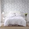 imageLaura Ashley Twin Comforter Set Reversible Bedding Set with Matching Shams Farmhouse Home Decor Dorm Room Essentials Norah Solid White TwinNorah Solid White