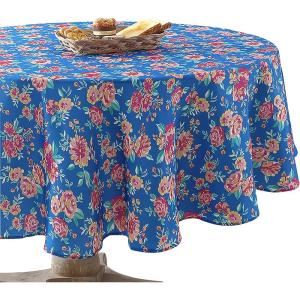 imageLaura Ashley Decorative Tablecloth Wrinkle and Stain Resistant Spillproof Water Repellent Easy Care Washable Polyester Fabric for Dining Kitchen Holiday and Party 60quot x 84quot Apple BlossomAviva Floral