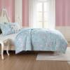 imageLaura Ashley  Kids Comforter Set 100 Super Soft Toddler Bedding with Matching Shams ampamp Bonus Decorative Pillow Ideal Girl Room Essentials Ballerina Divas Pink FullQueenMagical Unicorns Blue