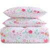 imageLaura Ashley  Kids Comforter Set 100 Super Soft Toddler Bedding with Matching Shams ampamp Bonus Decorative Pillow Ideal Girl Room Essentials Ballerina Divas Pink FullQueenSunshine Flowers Pink