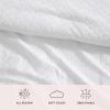 imageLaura Ashley  Queen Comforter Set Embossed Diamond Textured Bonus Bed Set Includes Comforter Shams Sheet Set and Decorative Pillow OekoTex Certified Margaret White QueenMargaret White