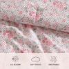imageLaura Ashley  Queen Comforter Set Super Soft Bedding with Matching Shams Includes Bonus Sheet Set ampamp Decorative Pillow Floral Room Decor Quartet Pink QueenKing