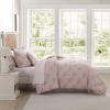 imageLaura Ashley  Queen Comforter Set Super Soft Bedding with Matching Shams Includes Bonus Sheet Set ampamp Decorative Pillow Floral Room Decor Quartet Pink QueenTwin