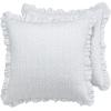 imageLaura Ashley Home  Queen Comforter Set Reversible Cotton Bedding with Matching Shams Stylish Home Decor for All Seasons Chloe Blue QueenQueen