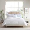 imageLaura Ashley  Queen Comforter Set Embossed Diamond Textured Bonus Bed Set Includes Comforter Shams Sheet Set and Decorative Pillow OekoTex Certified Margaret White QueenMargaret White