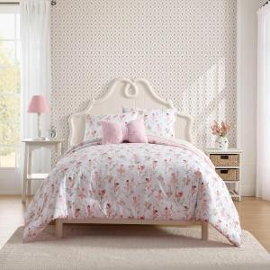 imageLaura Ashley  Kids Comforter Set 100 Super Soft Toddler Bedding with Matching Shams ampamp Bonus Decorative Pillow Ideal Girl Room Essentials Ballerina Divas Pink FullQueenBallerina Divas Pink