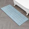 imageLaura Ashley  Astor Chenille Bath Mat  100 Polyester  Premium Bathroom Dcor  Machine Washable  TPR Backing  Measures 17 x 24  WisteriaAqua