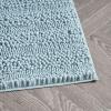 imageLaura Ashley  Astor Chenille Bath Mat  100 Polyester  Premium Bathroom Dcor  Machine Washable  TPR Backing  Measures 17 x 24  WisteriaAqua