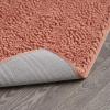 imageLaura Ashley  Astor Chenille Bath Mat  100 Polyester  Premium Bathroom Dcor  Machine Washable  TPR Backing  Measures 17 x 24  WisteriaCoral