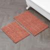 imageLaura Ashley  Astor Chenille Bath Mat  100 Polyester  Premium Bathroom Dcor  Machine Washable  TPR Backing  Measures 17 x 24  WisteriaCoral