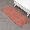 imageLaura Ashley  Astor Chenille Bath Mat  100 Polyester  Premium Bathroom Dcor  Machine Washable  TPR Backing  Measures 17 x 24  WisteriaCoral