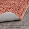 imageLaura Ashley  Astor Chenille Bath Mat  100 Polyester  Premium Bathroom Dcor  Machine Washable  TPR Backing  Measures 17 x 24  WisteriaCoral