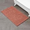 imageLaura Ashley  Astor Chenille Bath Mat  100 Polyester  Premium Bathroom Dcor  Machine Washable  TPR Backing  Measures 17 x 24  WisteriaCoral