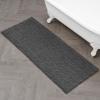 imageLaura Ashley  Astor Chenille Bath Mat  100 Polyester  Premium Bathroom Dcor  Machine Washable  TPR Backing  Measures 17 x 24  WisteriaDark Grey