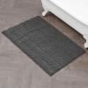 imageLaura Ashley  Astor Chenille Bath Mat  100 Polyester  Premium Bathroom Dcor  Machine Washable  TPR Backing  Measures 17 x 24  WisteriaDark Grey