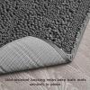 imageLaura Ashley  Astor Chenille Bath Mat  100 Polyester  Premium Bathroom Dcor  Machine Washable  TPR Backing  Measures 17 x 24  WisteriaDark Grey