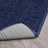 imageLaura Ashley  Astor Chenille Bath Mat  100 Polyester  Premium Bathroom Dcor  Machine Washable  TPR Backing  Measures 17 x 24  WisteriaIndigo