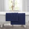 imageLaura Ashley  Astor Chenille Bath Mat  100 Polyester  Premium Bathroom Dcor  Machine Washable  TPR Backing  Measures 17 x 24  WisteriaIndigo
