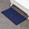 imageLaura Ashley  Astor Chenille Bath Mat  100 Polyester  Premium Bathroom Dcor  Machine Washable  TPR Backing  Measures 17 x 24  WisteriaIndigo